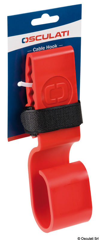 Cable hook for Ø 14-30 mm ropes - foto originale Osculati Srl