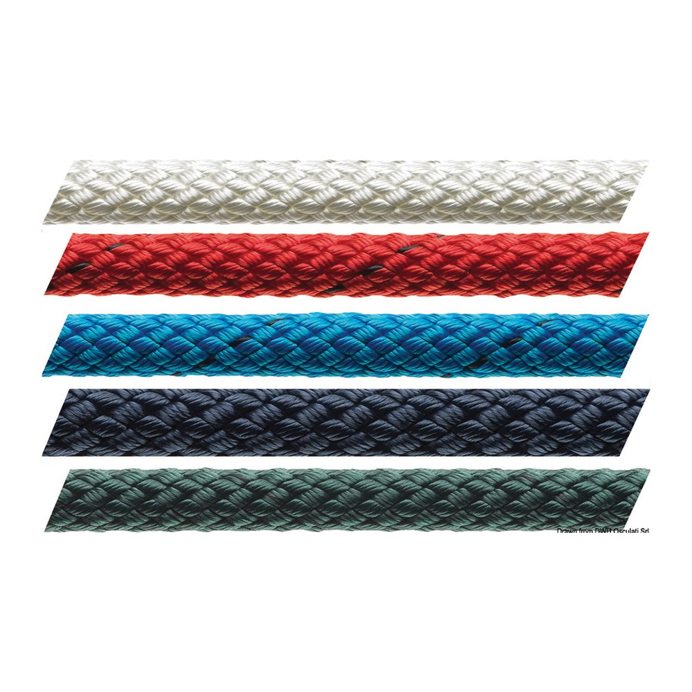 Marlow Marlowbraid line, red 6 mm (pack of 200) - foto originale Osculati Srl