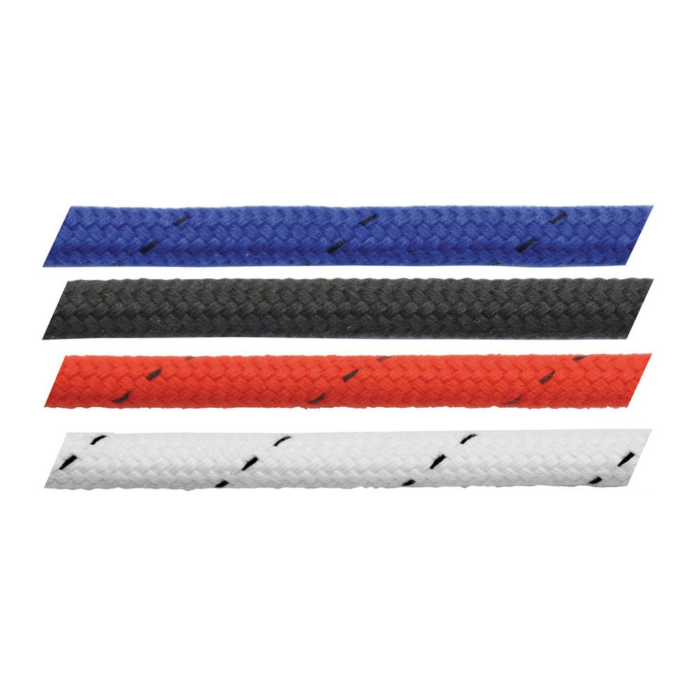 Marlow Mattbreid polyester rope, red 8 mm (pack of 200) - foto originale Osculati Srl