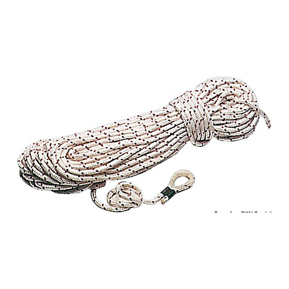 Mooring line 10 mm x 40 m + thimble - foto originale Osculati Srl