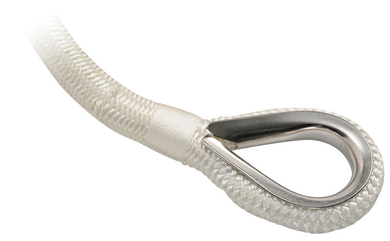 Spliced mooring line white 16 mm x 11 m - foto originale Osculati Srl