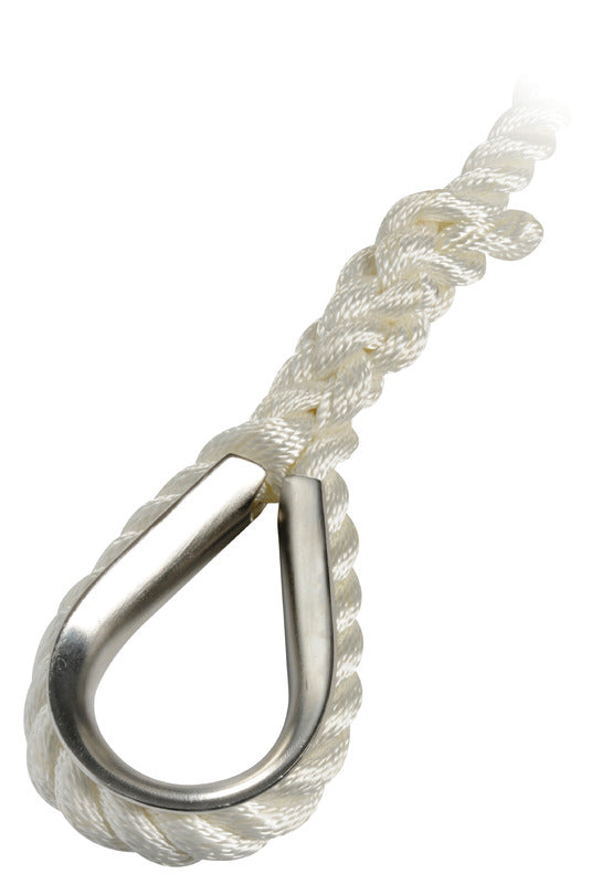 Mooring line white 24 mm x 15 m - foto originale Osculati Srl
