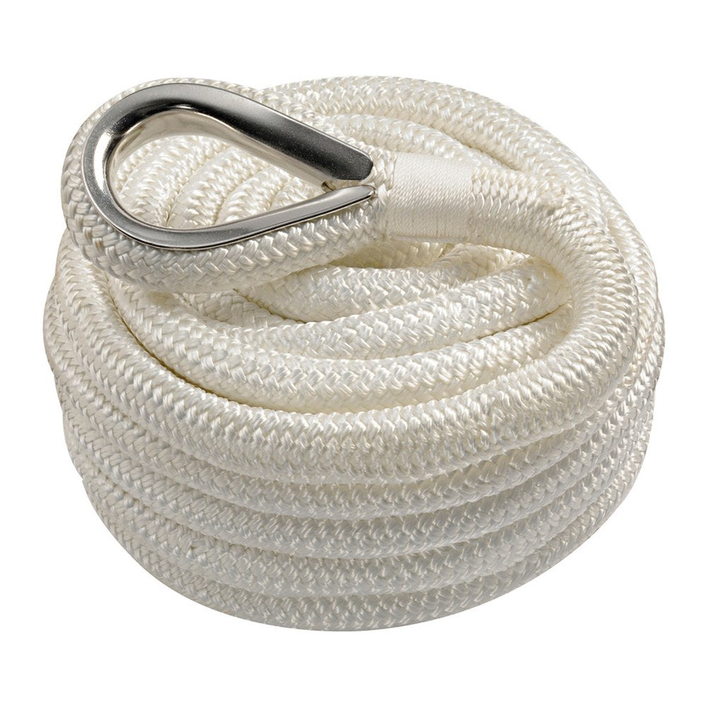 Spliced mooring line white 16 mm x 11 m - foto originale Osculati Srl