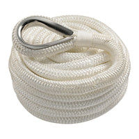 Cabo de amarração com costura branco 16 mm x 11 m
