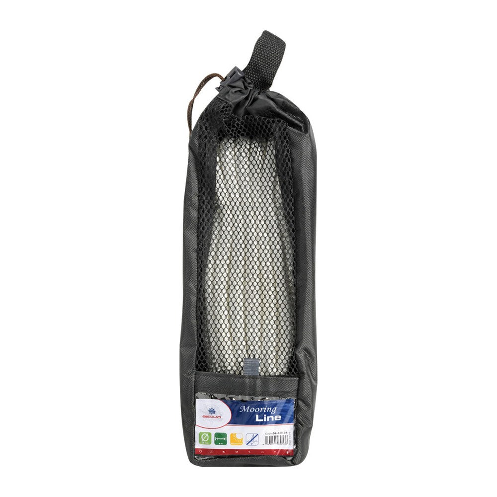 Spliced mooring line black 24 mm x 15 m - foto originale Osculati Srl