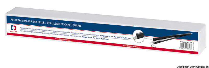 Leather chage guard line Ø 24/32 mm - foto originale Osculati Srl