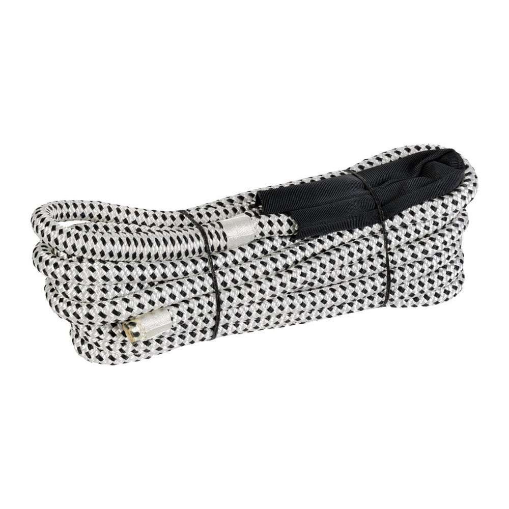 Spliced Dock Line black/white rope eye with black sleeve 20mm x 12m - foto originale Osculati Srl