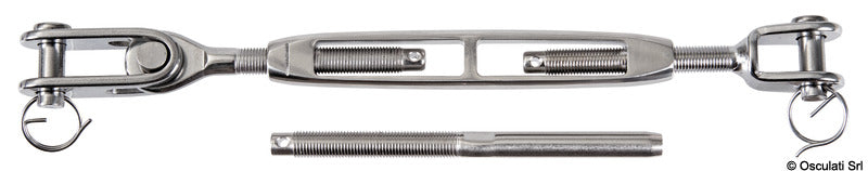 Turnbuckle jointed fork 5/8" for cable 8 mm - foto originale Osculati Srl