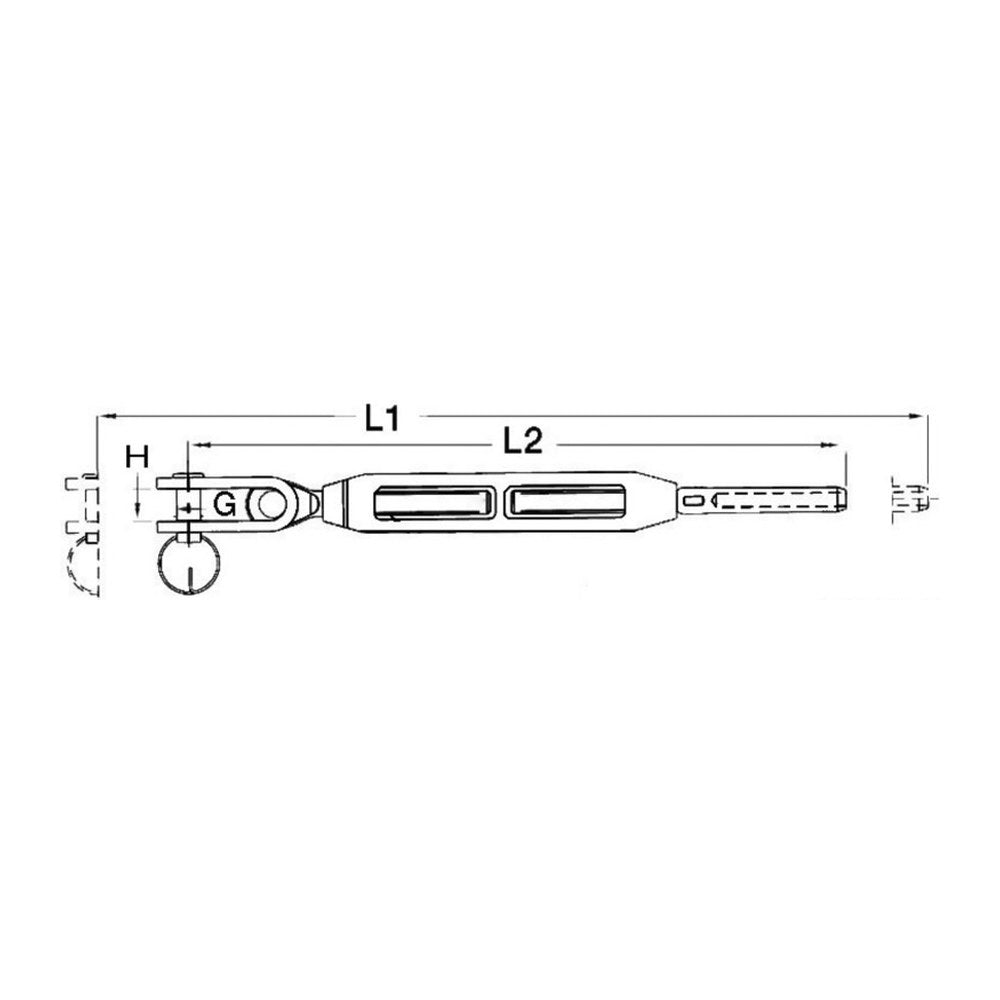 Blue wave Swage terminal right 5/8" x 8 mm - foto originale Osculati Srl