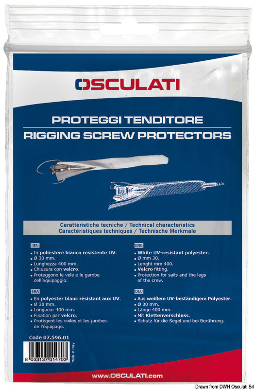 Turnbuckle white protecting sleeve 50 mm - foto originale Osculati Srl