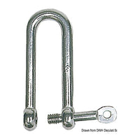 Grillo inox lungo asse imperdibile 5 mm (confezione da 10)