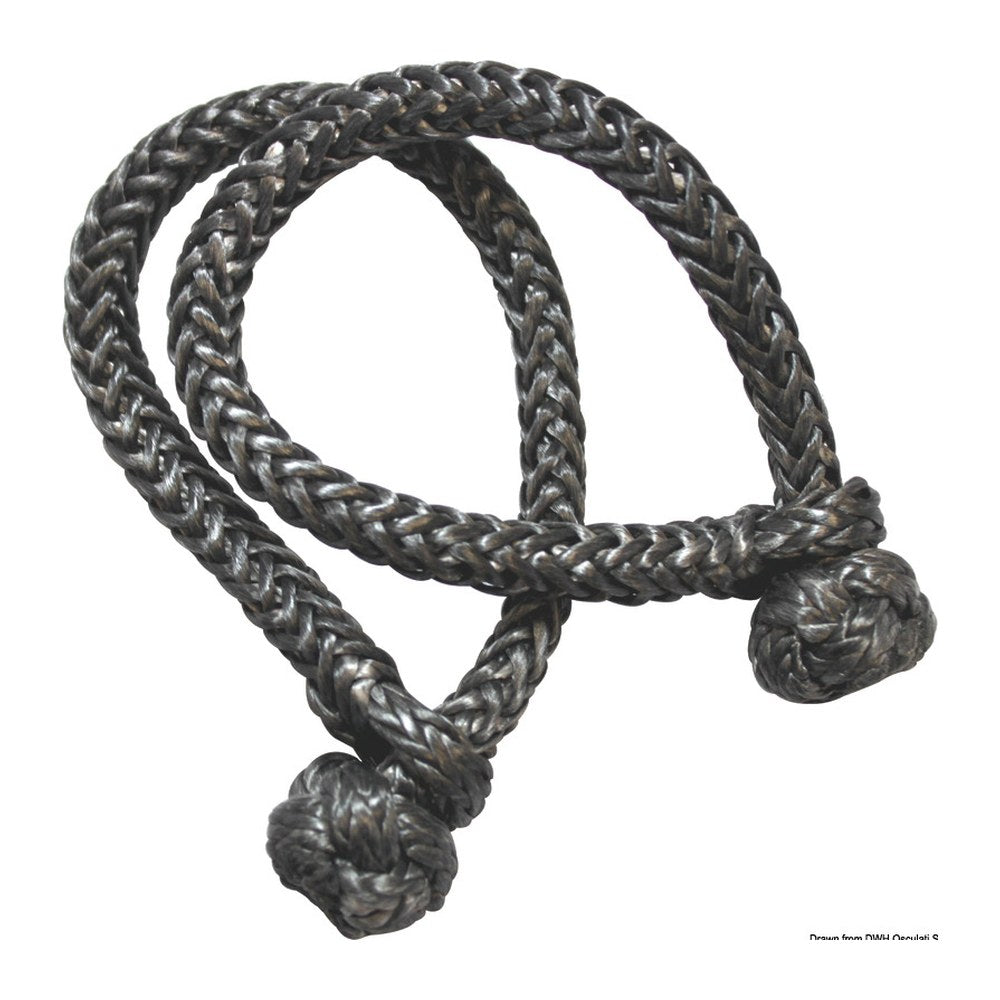 Marlow Soft shackle in black Dyneema - 7 mm - foto originale Osculati Srl