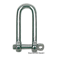 Manilha longa AISI 316 6 mm (pack de 10)