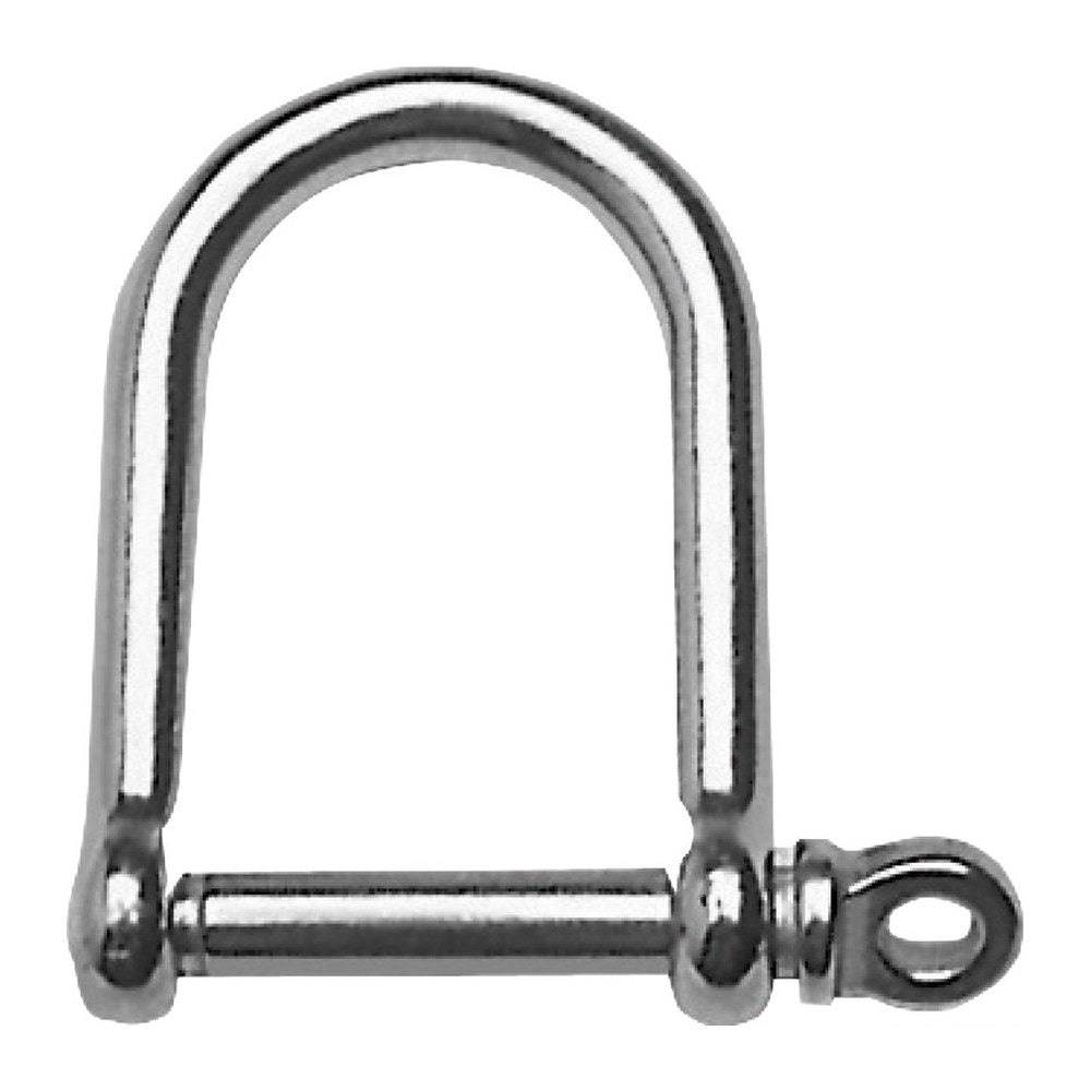 Wide jaw SS shackle 10 mm (pack of 5) - foto originale Osculati Srl