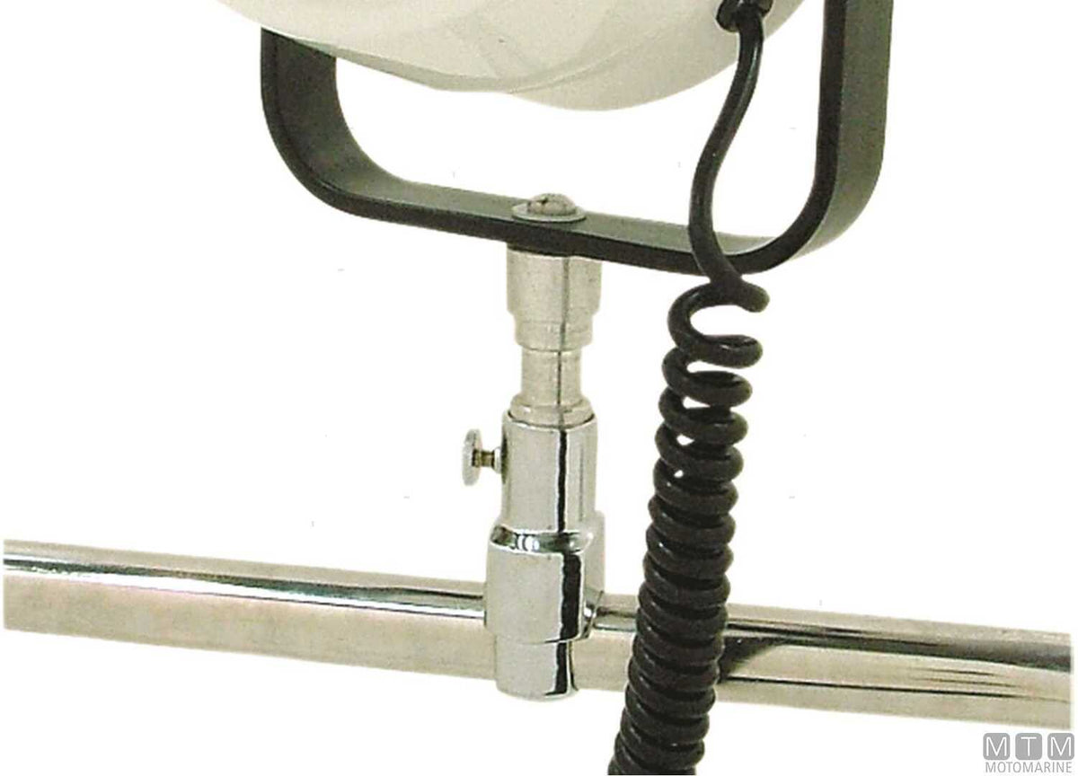 Clamp base for Ø22 mm tube - original photo Motomarine Srl