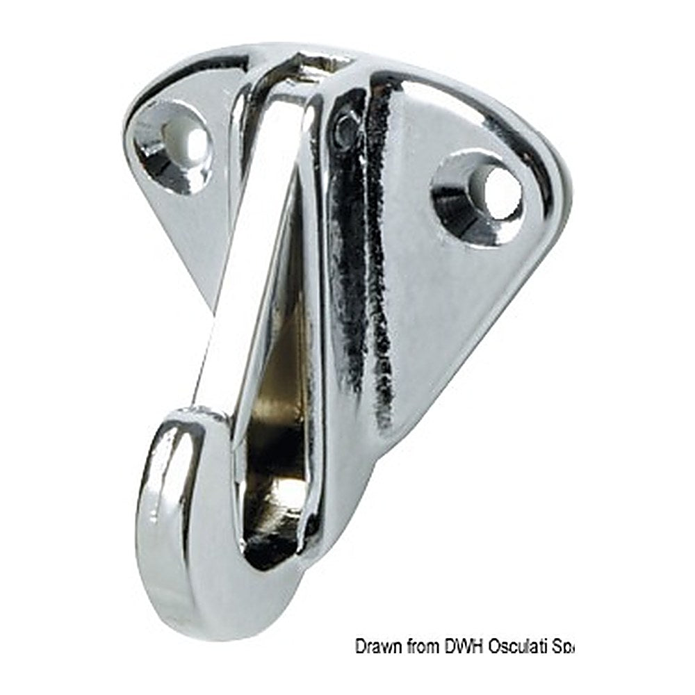 Plate AISI 316 with snapshackle base 5 mm (pack of 10) - foto originale Osculati Srl