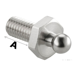 Schaeffertec Loxx SS male snap fastener w/screw+nut (pack of 100) - foto originale Osculati Srl