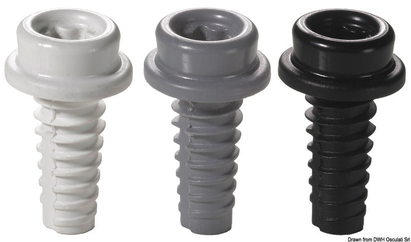 CAF-COMPO universal screw stud short thread white - foto originale Osculati Srl