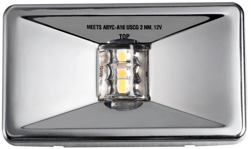Mouse Stern navigation light SS rectangular - foto originale Osculati Srl
