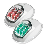 Evoled navigation lights white ABS left + right (Blister)