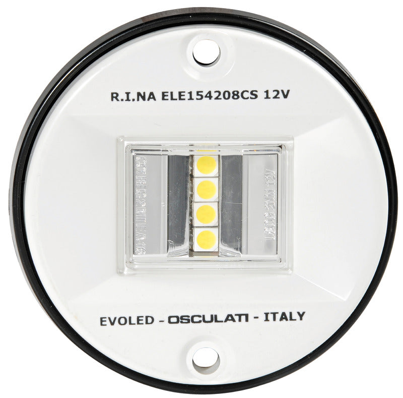 Evoled navigation light, 135° stern white ABS - foto originale Osculati Srl