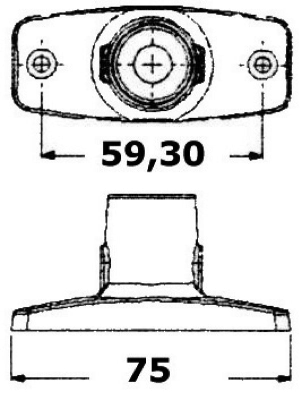 Evoled 360° mooring light AISI 316 body - foto originale Osculati Srl