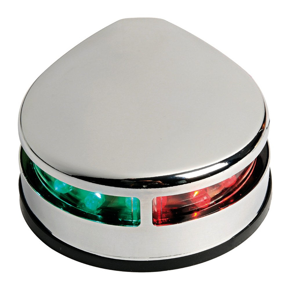 Bicolor navigation light polished SS body - foto originale Osculati Srl