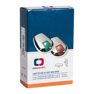 Sea-Dog led navigation light left bulkhead 12 m - foto originale Osculati Srl
