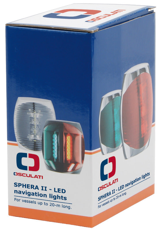 Sphera II navigation light 135° black body - foto originale Osculati Srl