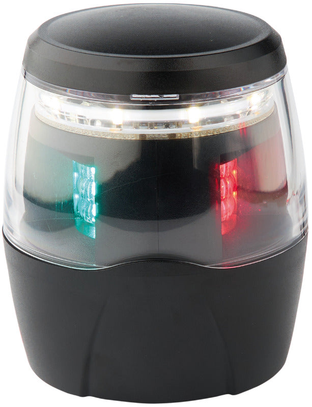 360° mast head + tricolour, black case - foto originale Osculati Srl