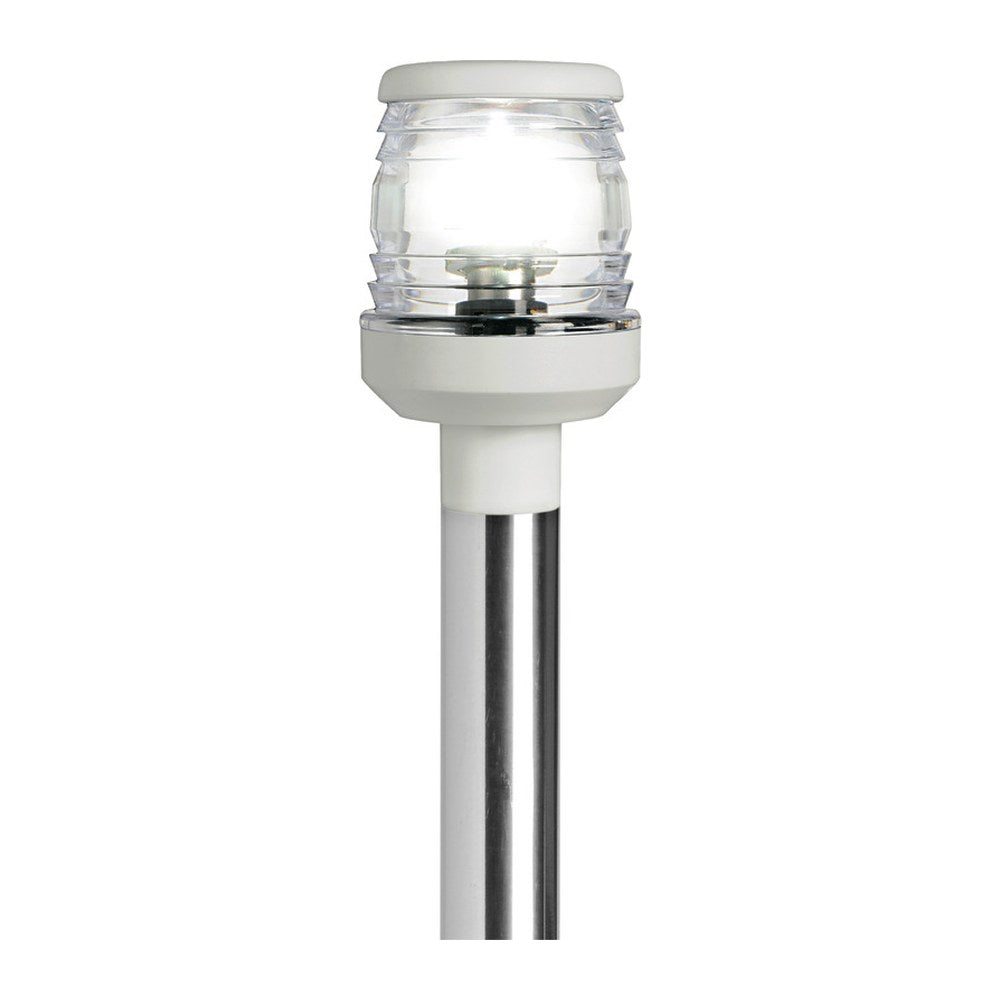 SS light pole 60 cm w/white plastic light - foto originale Osculati Srl