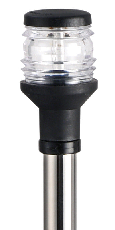 Compact SS light pole 100 cm black light - foto originale Osculati Srl