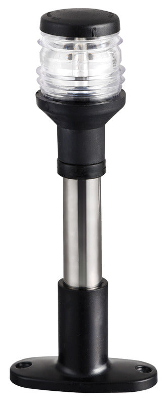 Compact SS light pole 20 cm black light - foto originale Osculati Srl