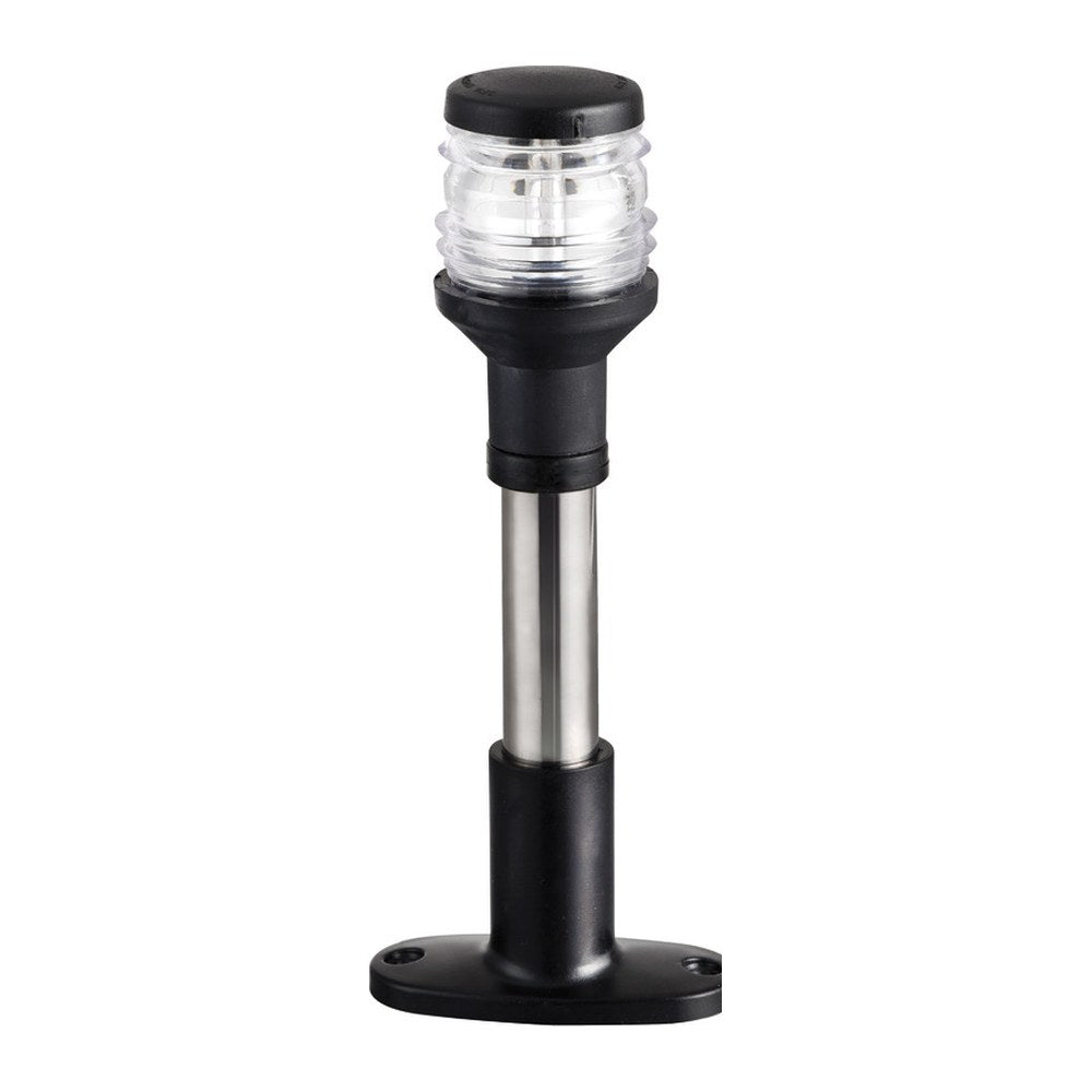 Compact SS light pole 20 cm black light - foto originale Osculati Srl