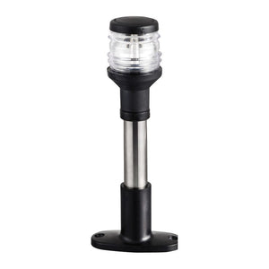 Compact SS light pole 20 cm black light - foto originale Osculati Srl
