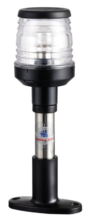 Compact SS light pole 20 cm black light - foto originale Osculati Srl