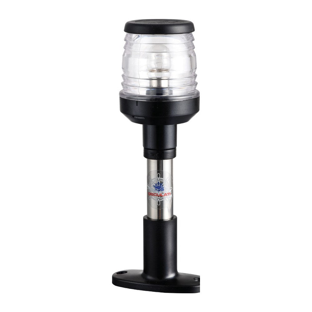 Compact SS light pole 20 cm black light - foto originale Osculati Srl