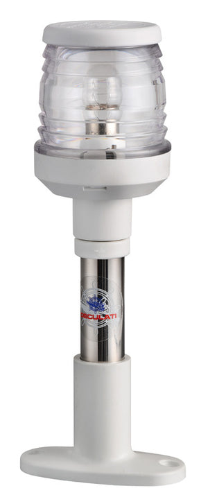 Compact SS light pole 20 cm white light - foto originale Osculati Srl