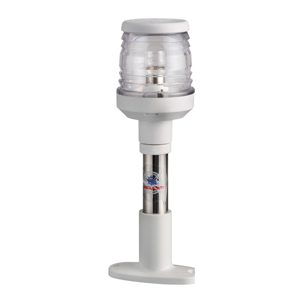 Compact SS light pole 20 cm white light - foto originale Osculati Srl