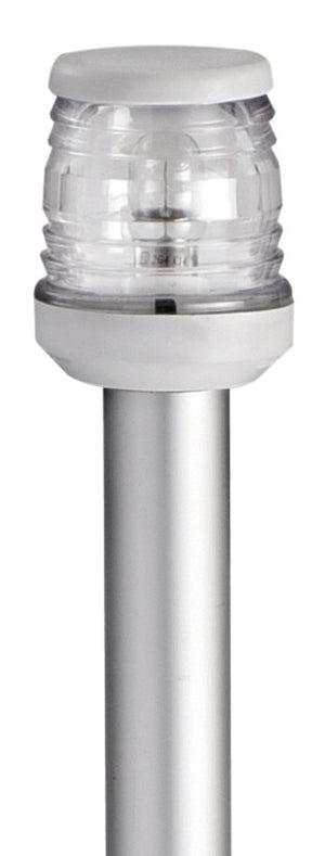 Classic aluminium pole 100 cm 360° white light - foto originale Osculati Srl