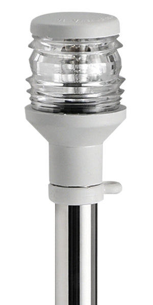 Retractable pole Aisi 316 white plastic light - foto originale Osculati Srl