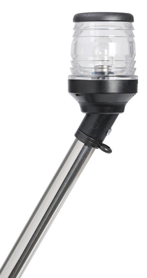 Pull-out black pole light 30° on axis 60 cm - foto originale Osculati Srl
