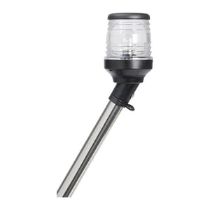 Pull-out black pole light 30° on axis 60 cm - foto originale Osculati Srl