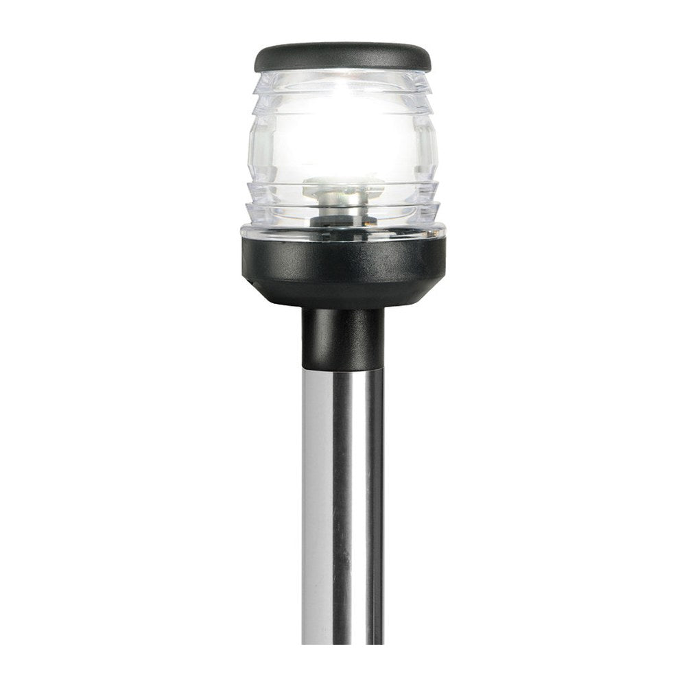 Pull-out led lightpole w/black base 100 cm - foto originale Osculati Srl