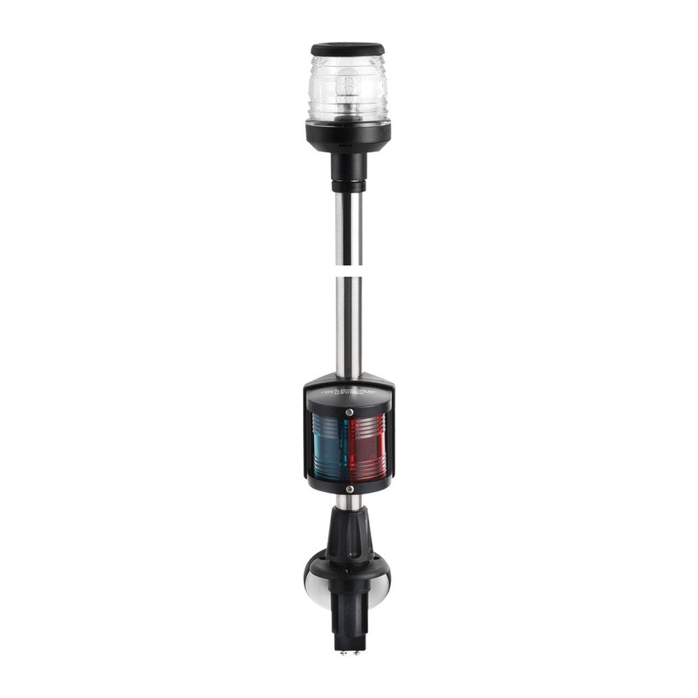Recess black combined lightpole 100 cm - foto originale Osculati Srl