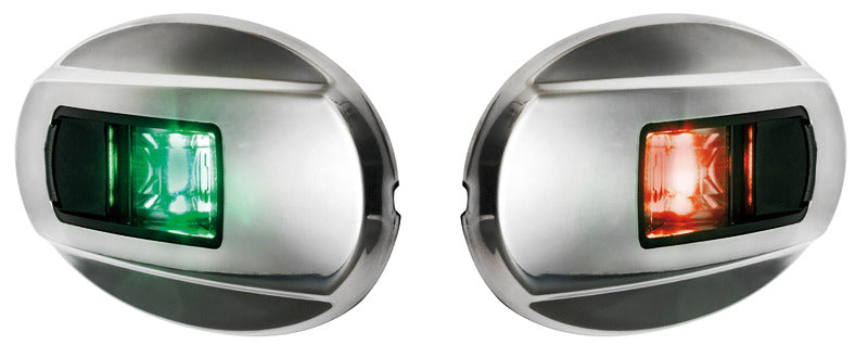 NEMO LED navigation lights -left+right 112.5° Blister - recess mounting - foto originale Osculati Srl