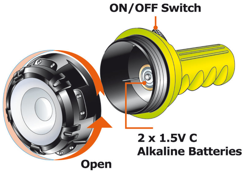 Sub-Extreme underwater LED torch - foto originale Osculati Srl