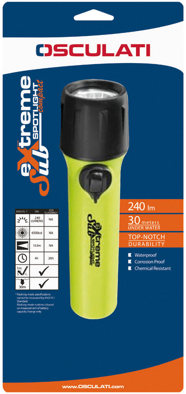 Compact Sub-Extreme underwater LED torch - foto originale Osculati Srl