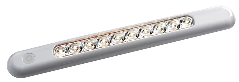Free-standing LED light fixture white310x40x11.5mm - foto originale Osculati Srl