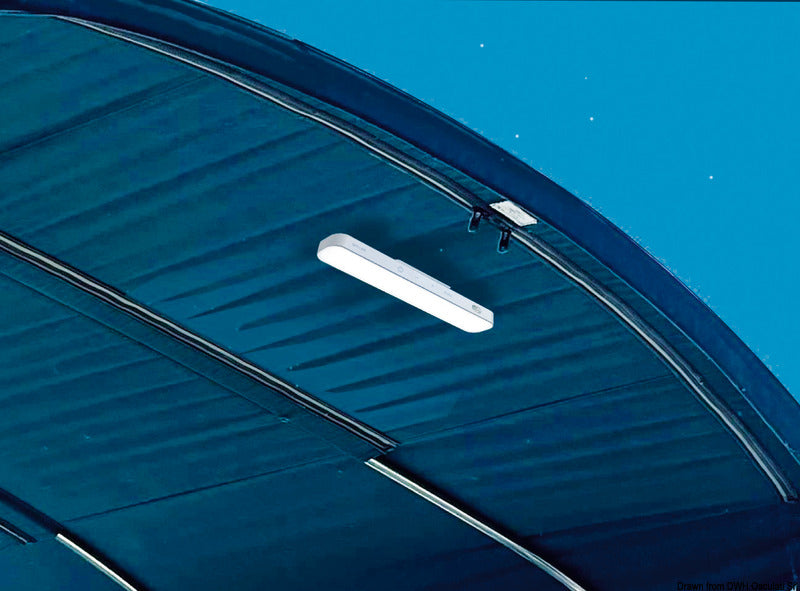 Battery-powered bimini top light white 5V 2W - foto originale Osculati Srl
